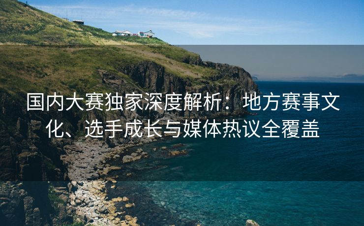 国内大赛独家深度解析：地方赛事文化、选手成长与媒体热议全覆盖